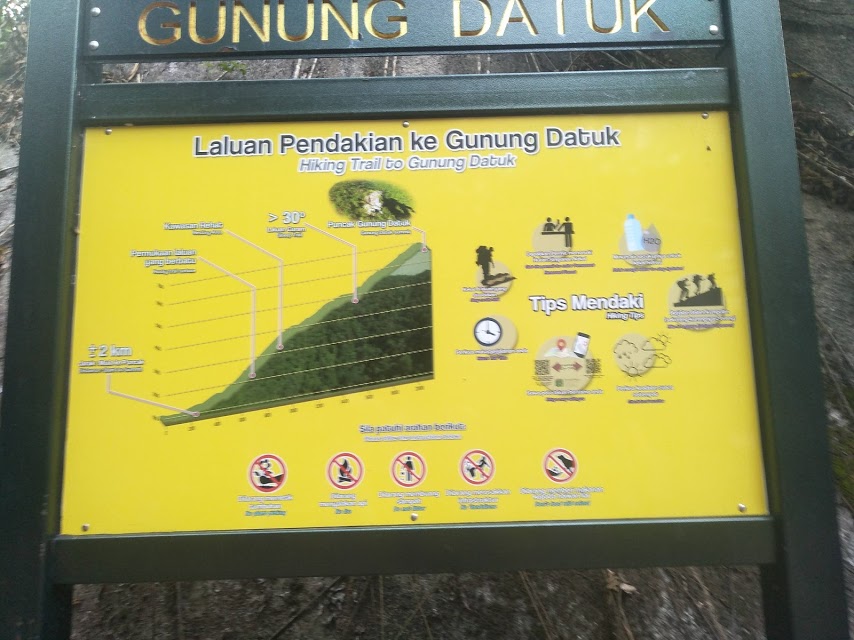 Mendaki ke Gunung Datuk, Rembau , Negeri Sembilan
