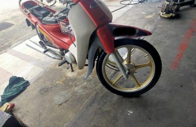 Tukar Tayar Motosikal Pula